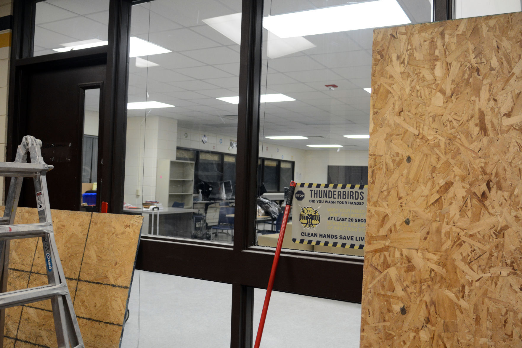 Tour of Jack Young Middle School construction, Dec. 7